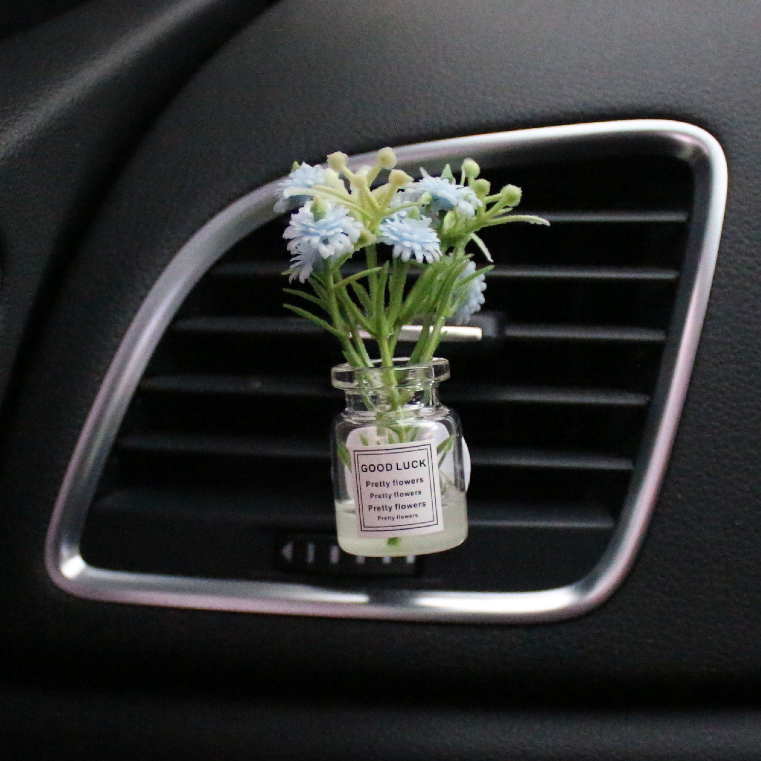 Wholesale Gypsophila Glass Vase Car Air Conditioning Vent Perfume Clip